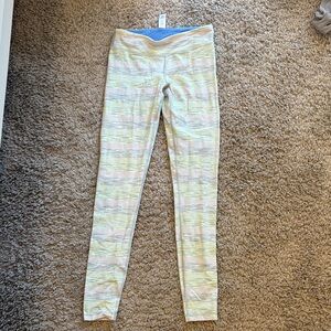 Ivivva Kids Leggings in Pastel Stripes